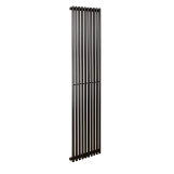 Трубчастий радіатор Betatherm вертикальний Praktikum 1 1800x387 (Чорний RAL9005М, підк. №99) Фото - 1